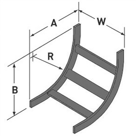 90 Vertical Inside Elbow